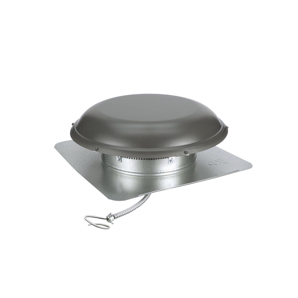 1500 CFM Weatherwood Galvanized Steel Electric Powered Attic Fan with Adjustable Thermostat - Super Arbor