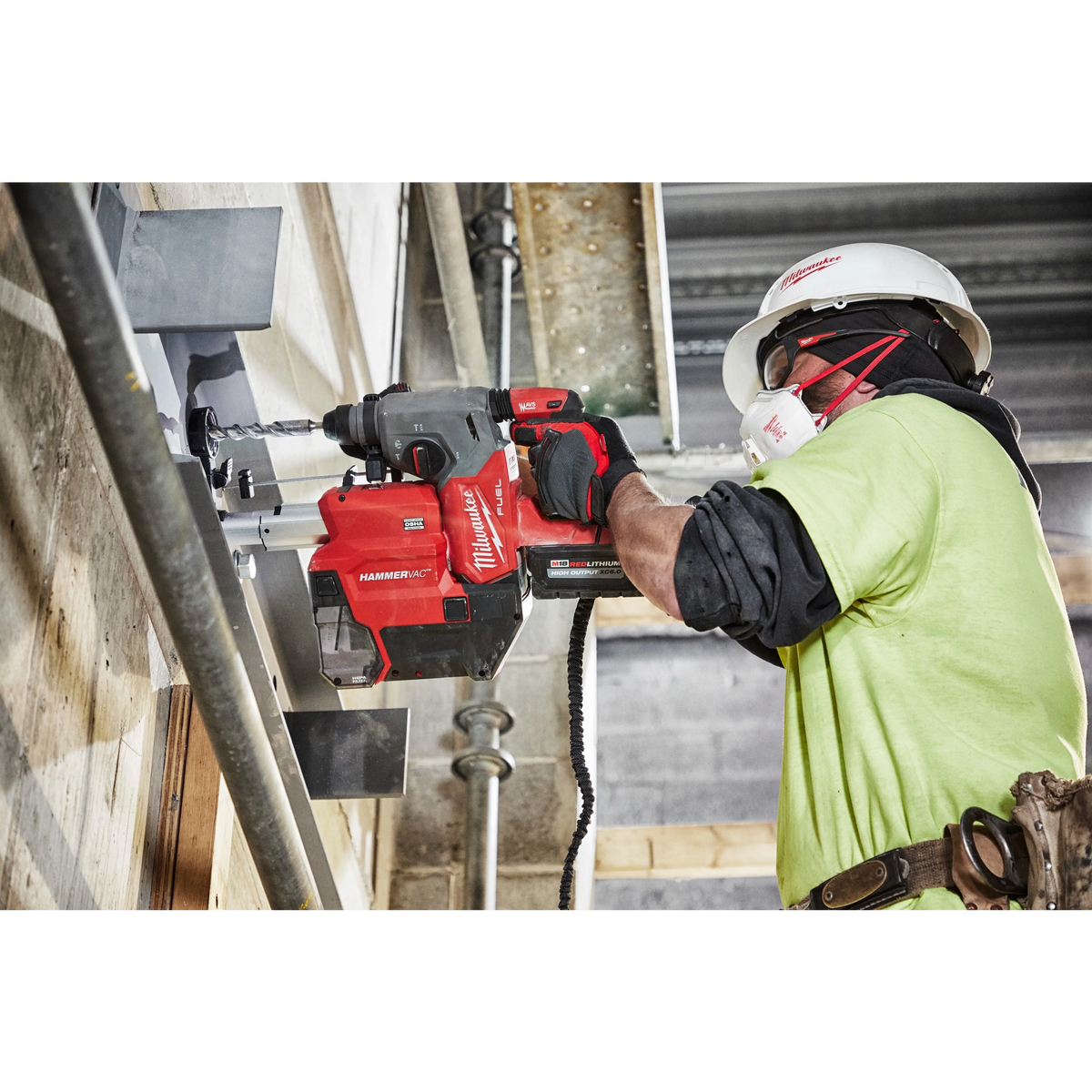 Milwaukee M18 FUEL 18-Volt Lithium-Ion Brushless 1 in. Cordless SDS-Plus Rotary Hammer Kit w/ (2) XC6.0 Batteries & Charger
