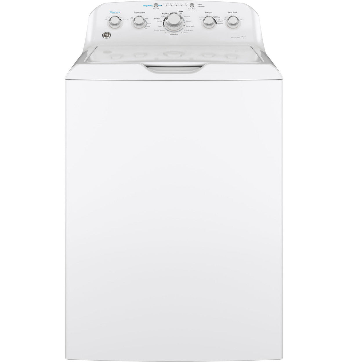 GE 4.5-cu ft High Efficiency Top-Load Washer (White) | GTW465ASNWW