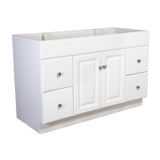 Wyndham 24 in. W x 18 in. D Unassembled Bath Vanity Cabinet Only in White Semi-Gloss