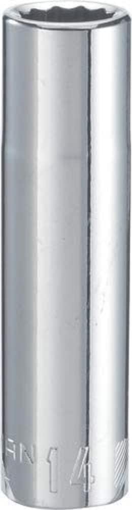 Craftsman 14 mm Metric Deep Socket, 1/2 in. Drive, 12-Point (CMMT44444)