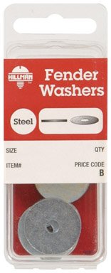 Hillman Zinc-Plated Steel 1/4 in. Fender Washer, 6-Pack