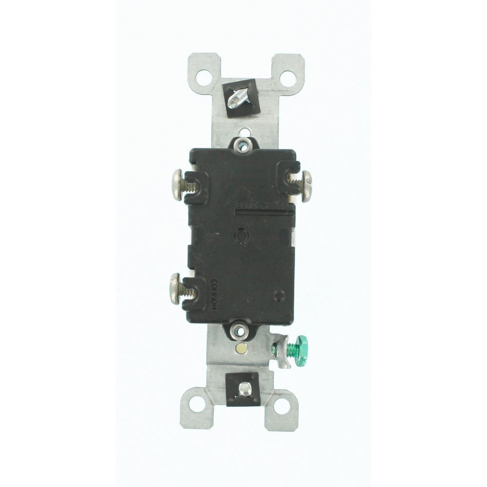 15 Amp 3-Way CO/ALR AC Quiet Toggle Switch, White - Super Arbor
