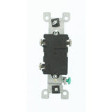 15 Amp 3-Way CO/ALR AC Quiet Toggle Switch, White - Super Arbor