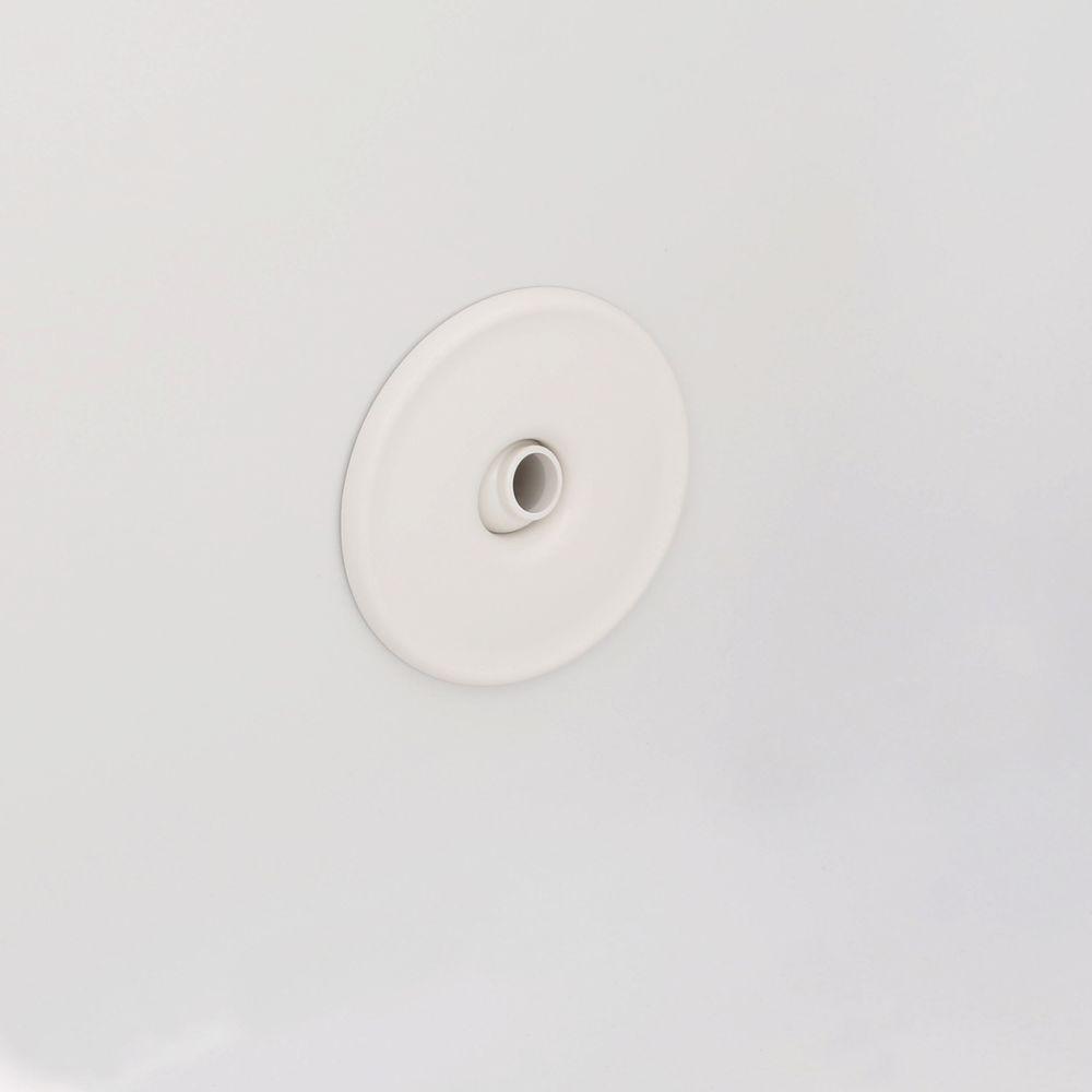 Evolution 60 in. x 36 in. Whirlpool Tub with EverClean Reversible Drain in White - Super Arbor