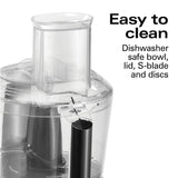 Chef Prep 10-Cup 3-Speed Black Food Processor