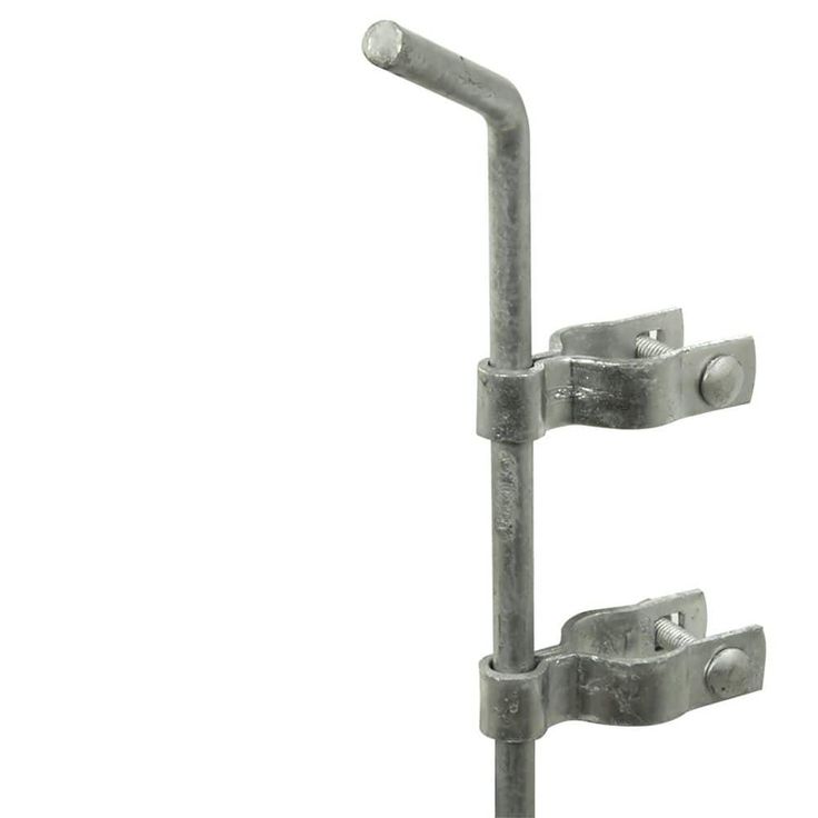 Everbilt 36 in. Galvanized Steel Chain Link Fence Cane Bolt Assembly