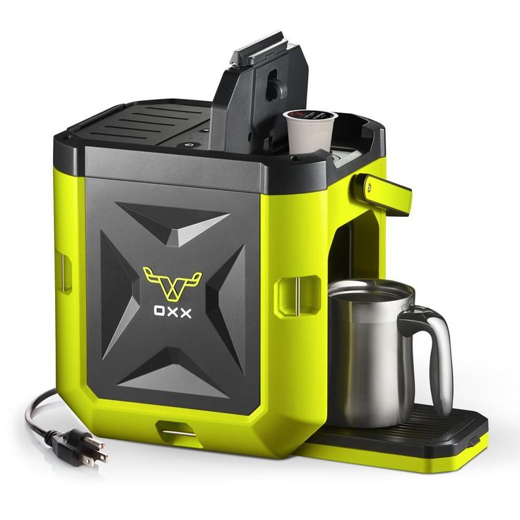 COFFEEBOXX Hi Viz Green Single Serve Coffee Maker
