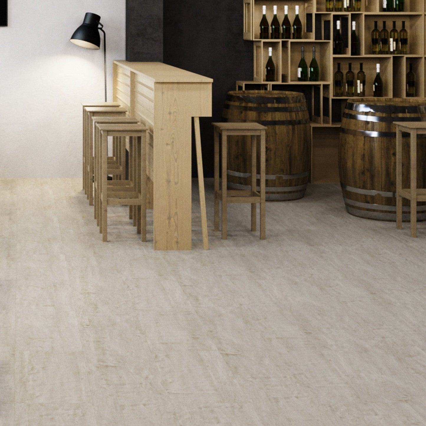 Lucida USA GlueCore Satinstone 12-in x 24-in x 3-mm Waterproof Glue-Down Luxury Vinyl Tile, 36-sq ft