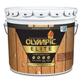 Olympic Elite 3 Gal. Mountain Cedar Woodland Oil Transparent Advanced Exterior Stain and Sealant in One - Super Arbor