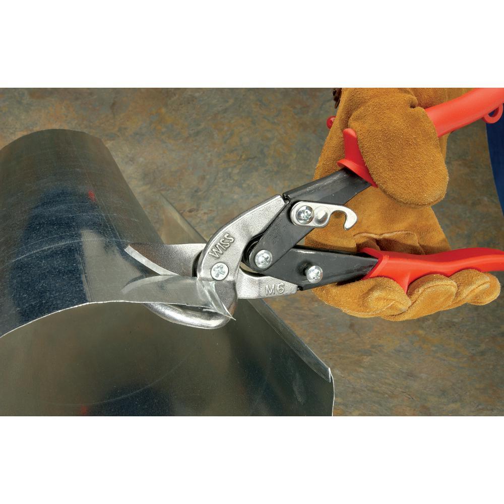 9.25 in. Left-Cut Offset Aviation Snip - Super Arbor