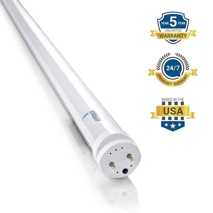 Hyperikon 18-Watt 4 ft. Linear T8 Frosted Ballast Compatible Double-End LED Tube Light Bulb (24-Pack)