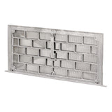 Grill Style 16 in. x 8 in. Aluminum Foundation Vent with Lintel - Super Arbor