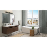 Amelia 69 in. Reversible Drain Freestanding Bathtub in Glossy White - Super Arbor