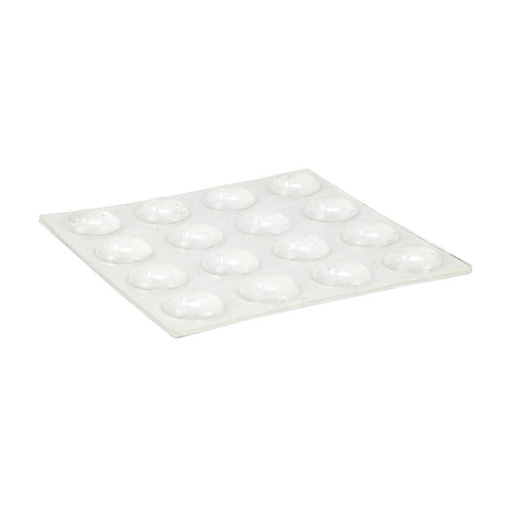 3/8 in. Self-Adhesive Vinyl Surface Pads (16 per Pack) - Super Arbor
