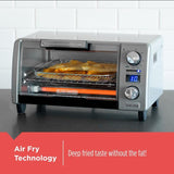 Crisp 'n Bake 4-Slice Silver Countertop Oven