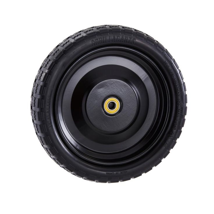 GORILLA CARTS 13 in. No Flat Replacement Tire for Gorilla Carts (2-Pack)