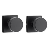 Pismo Square Matte Black Hall/Closet Door Knob - Super Arbor
