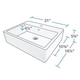 MR Direct Porcelain Vessel Sink in White