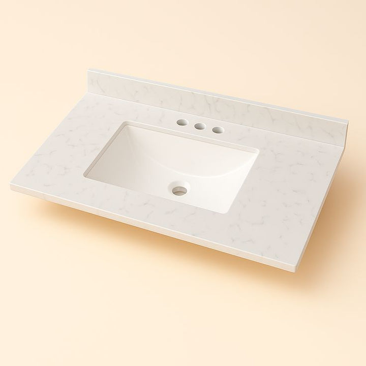 Home Decorators Collection 37-inch Pulsar Vanity Top with White Sink