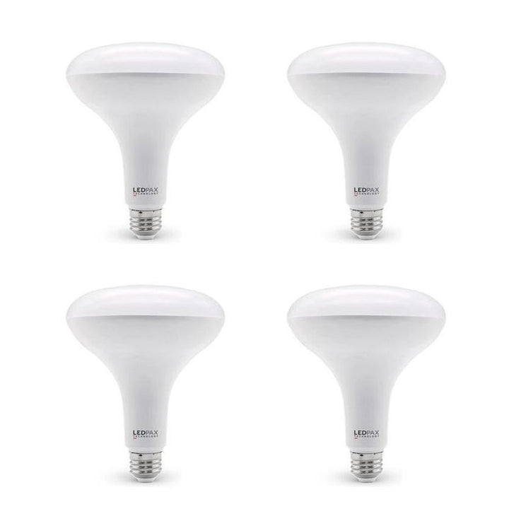 Ledpax Technology 85-Watt Equivalent BR40 Dimmable LED Light Bulb (4-Pack)