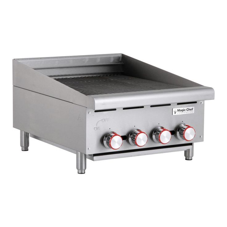Commercial 24 in. Countertop Radiant Charbroiler
