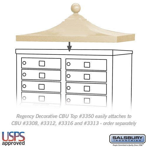 Regency Decorative CBU Top - Sandstone