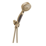 ActivTouch 9-Spray 3.6 in. Single Wall Mount Handheld Shower Head in Matte Black - Super Arbor