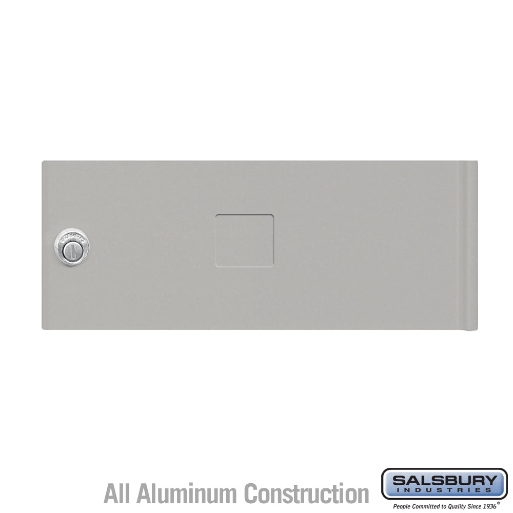 Replacement Door and Lock for Standard B Size Cluster Box Unit with 3 Keys - Gray