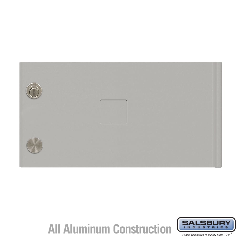 Replacement Door and Lock for Standard C Size Cluster Box Unit with 3 Keys - Gray