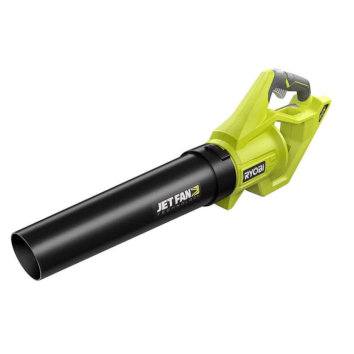 RYOBI Reconditioned 110 MPH 500 CFM 40-Volt Lithium-Ion Cordless Variable-Speed Jet Fan Leaf Blower with 4.0Ah Battery and Charger