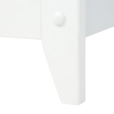 28-1/2 in. W x 36 in. H x 12-1/2 in. D Wood Bathroom Linen Storage Floor Cabinet in White - Super Arbor