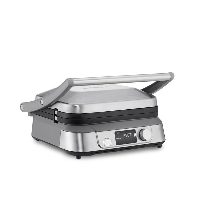 Griddler 5-Brushed Stainless Steel Panini Press and Griddle