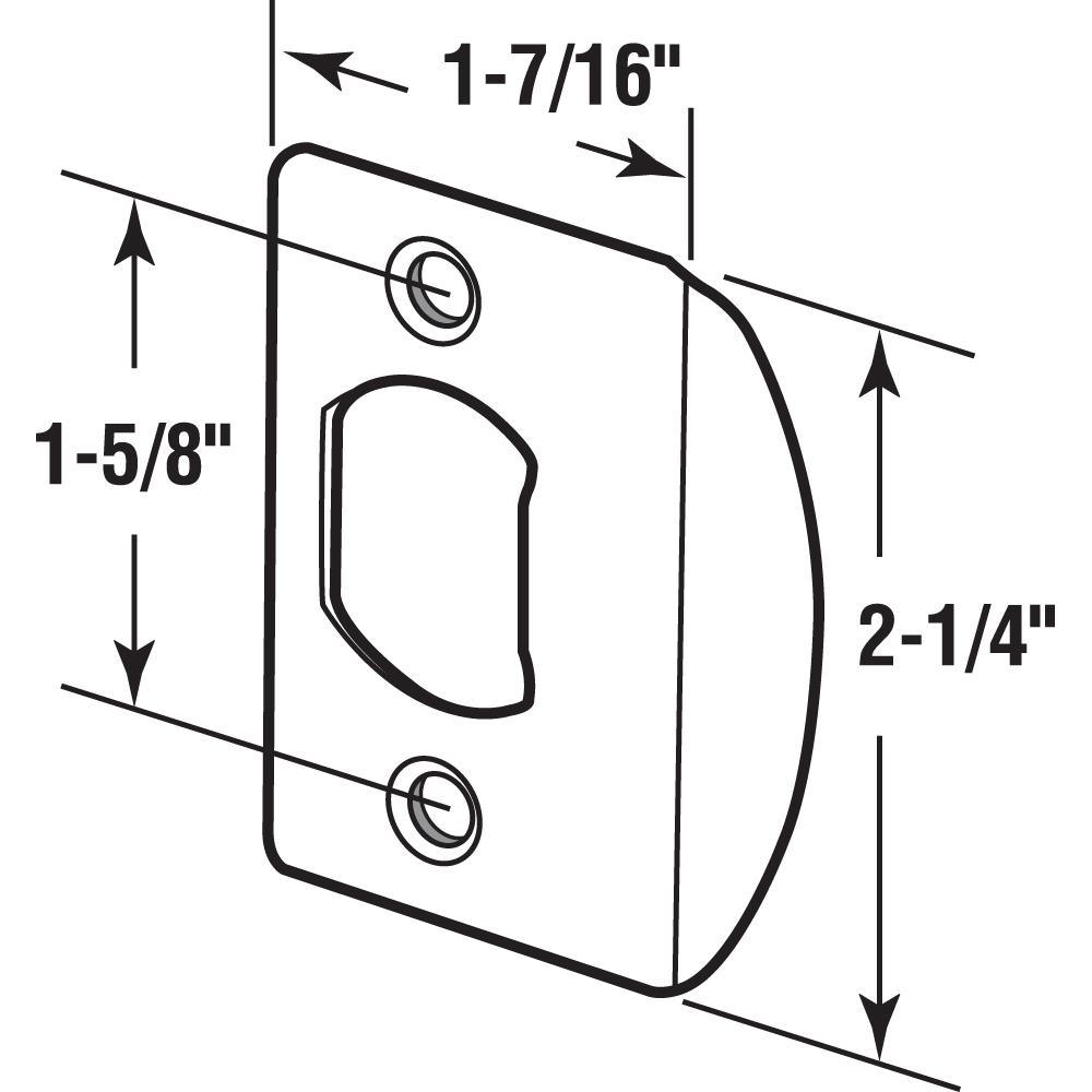 Stainless Steel, Dead Latch Door Strike - Super Arbor