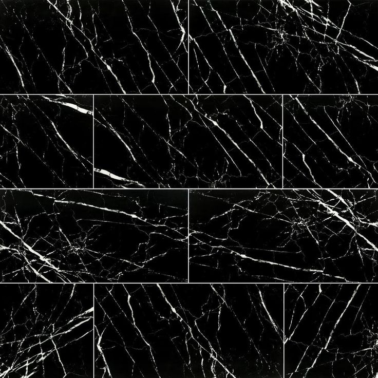 Aashini Black 16 in. x 32 in. Polished Porcelain Floor and Wall Tile (14.20 sq. ft./Case)
