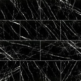 Aashini Black 16 in. x 32 in. Polished Porcelain Floor and Wall Tile (14.20 sq. ft./Case)