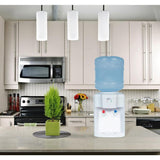 Hot and Cold Tabletop Water Dispenser in White