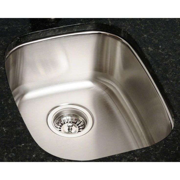 Undermount Stainless Steel 15 in. Single Bowl Bar Sink