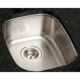 Undermount Stainless Steel 15 in. Single Bowl Bar Sink