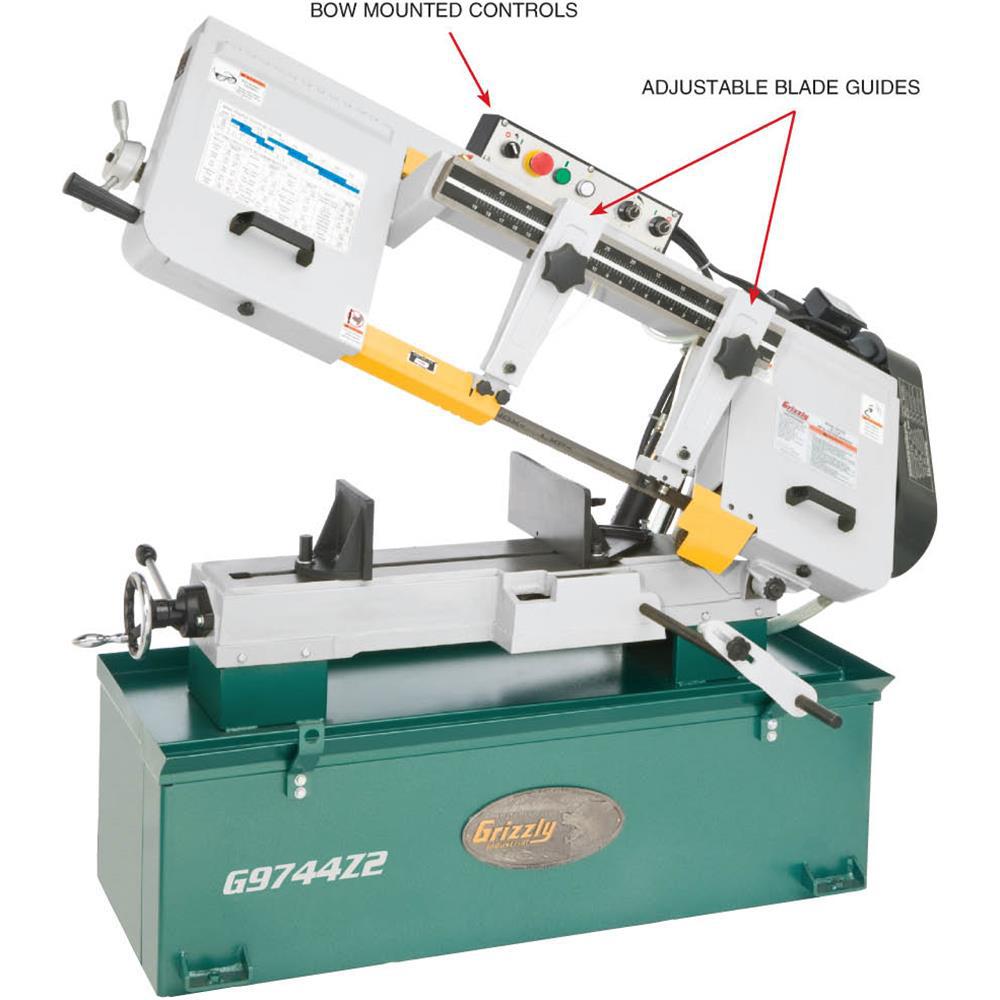 10" x 18" 1.5 HP Metal-Cutting Bandsaw - Super Arbor