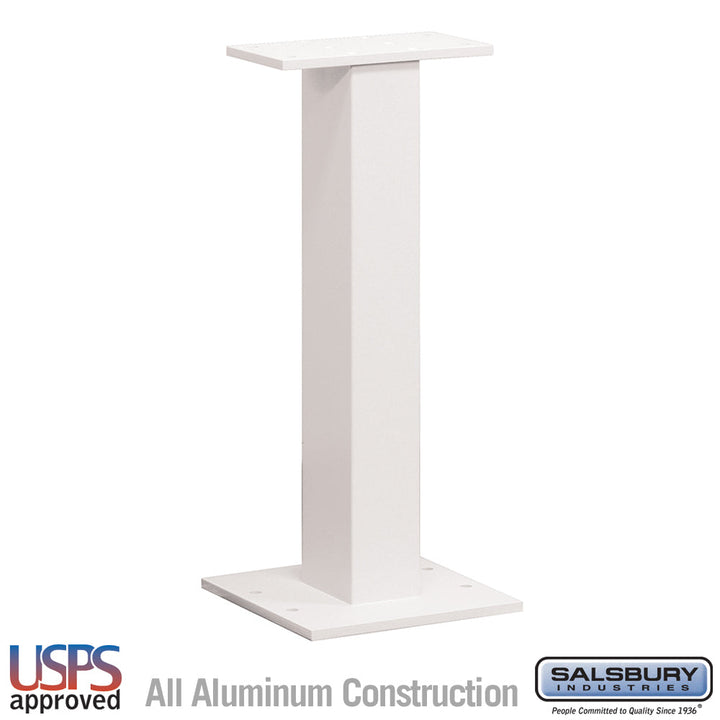 Replacement Pedestal for CBU Mailboxes in White