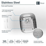 Undermount Stainless Steel 15 in. Single Bowl Bar Sink