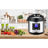 6 Qt. Stainless Steel Electric Pressure Cooker with 17-in-1 Multi-Functions
