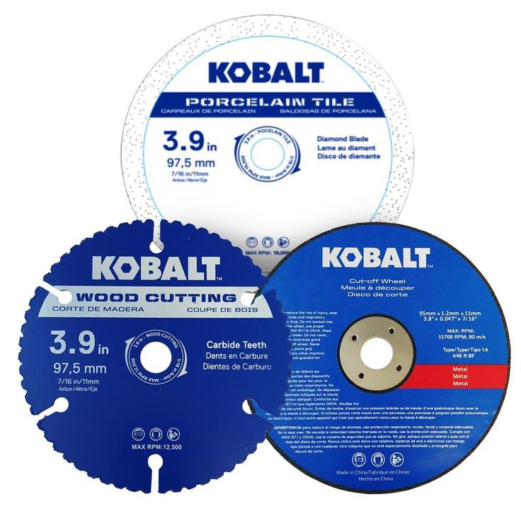 Kobalt 3-Pack 4-in High-Speed Steel Circular Saw Blade Set