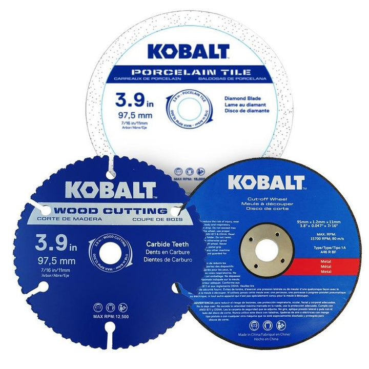 Kobalt 3-Pack 4-in High-Speed Steel Circular Saw Blade Set
