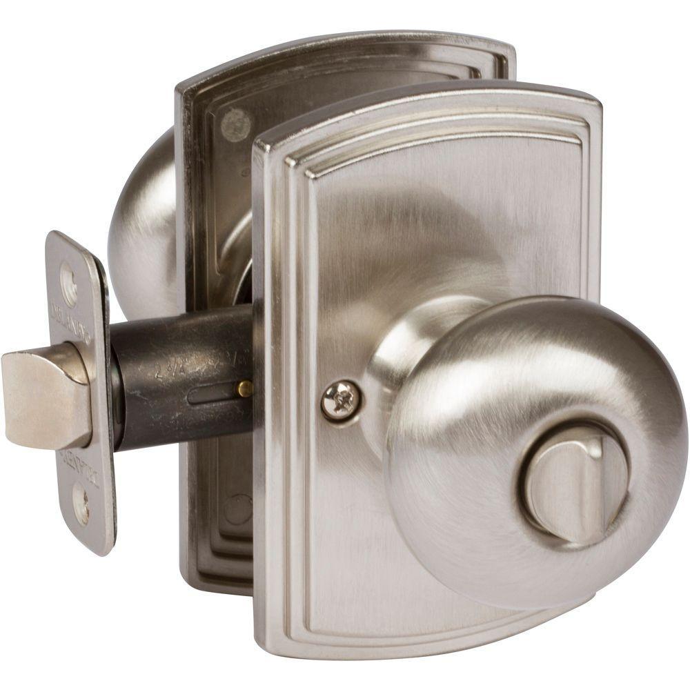 Italian Collection Santo Black Bed/Bath Door Knob - Super Arbor