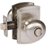 Italian Collection Santo Black Bed/Bath Door Knob - Super Arbor
