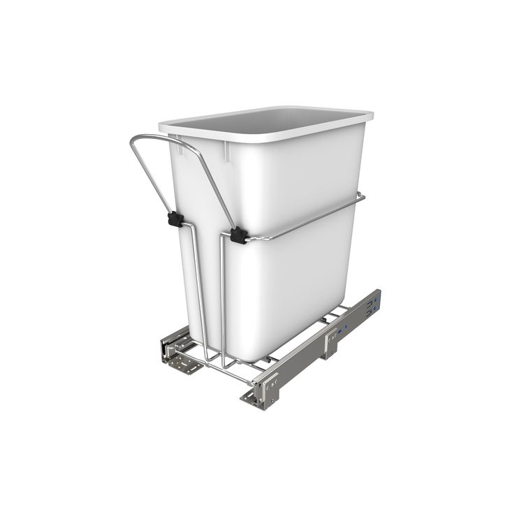 Rev-A-Shelf 20-Quart Plastic Pull Out Trash Can