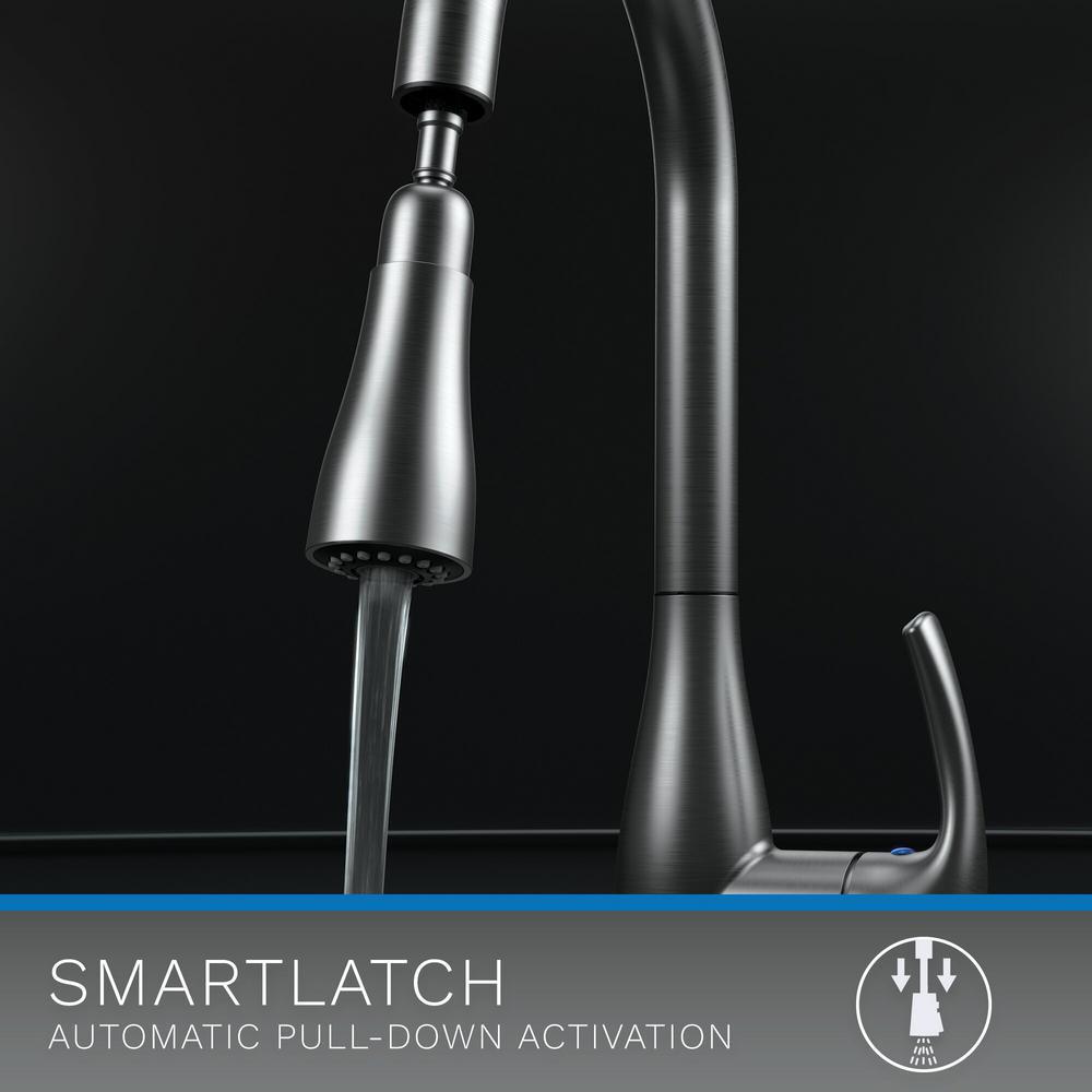 Motion Activated Single-Handle Pull-Down Sprayer Kitchen Faucet in Chrome - Super Arbor