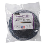 500 ft. 8 Black Stranded CU SIMpull THHN Wire - Super Arbor